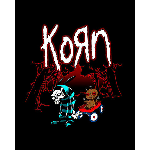 Korn Red Skull Büyük Sırt Patch Yama