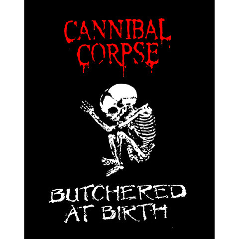 Cannibal Corpse Butchered at Birth Büyük Sırt Patch Yama