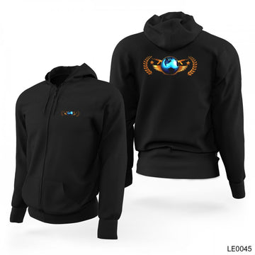 CS GO Siyah Fermuarlı Limited Edition Kapşonlu Sweatshirt