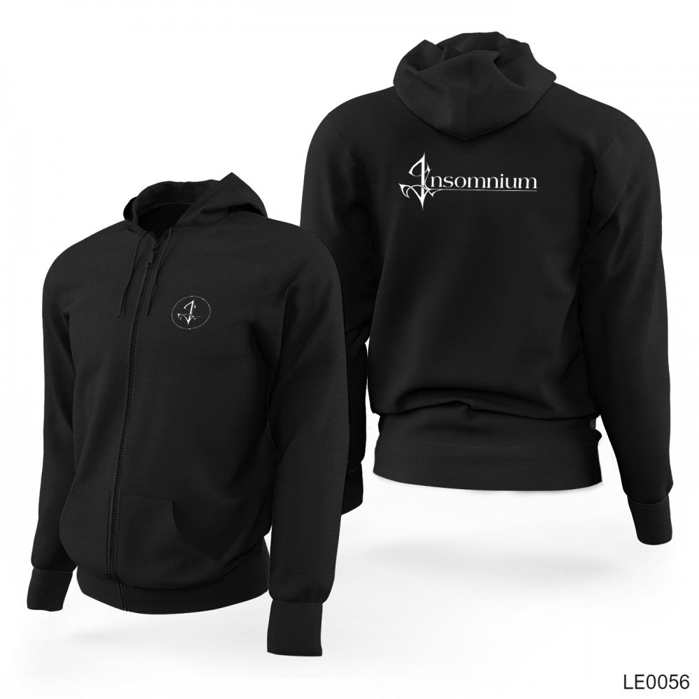 Insomnium Siyah Fermuarlı Limited Edition Kapşonlu Sweatshirt