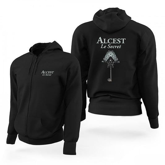 Alcest Le Secret Siyah Fermuarlı Limited Edition Kapşonlu Sweatshirt