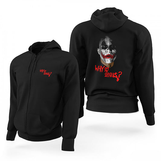 Joker How Alone You Really Are Siyah Fermuarlı Limited Edition Kapşonlu Sweatshirt