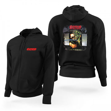 Kreator Renewal Siyah Fermuarlı Limited Edition Kapşonlu Sweatshirt