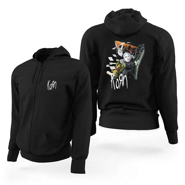 Korn See You on The Other Side 2 Siyah Fermuarlı Limited Edition Kapşonlu Sweatshirt