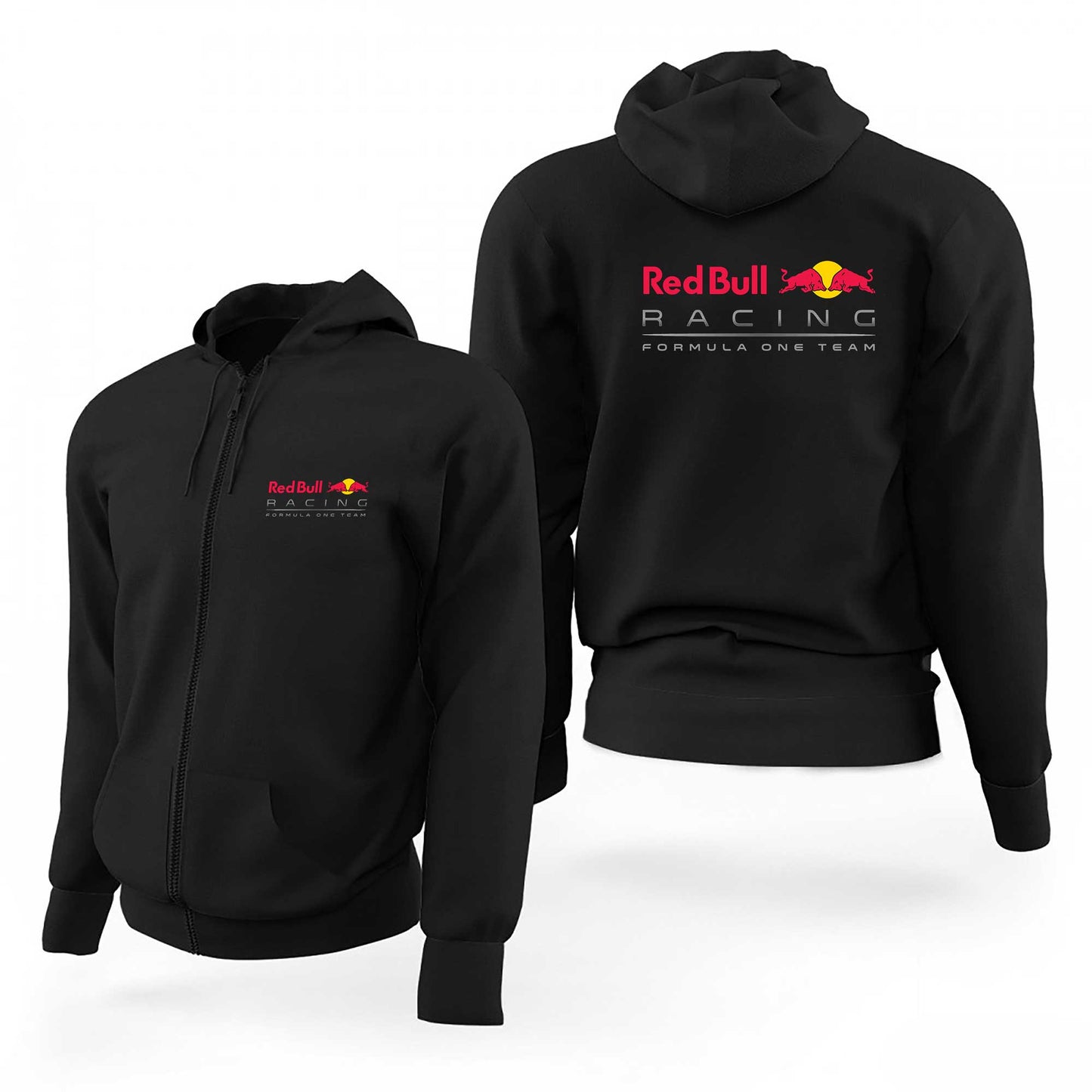 Redbul Racing Team Siyah Fermuarlı Limited Edition Kapşonlu Sweatshirt