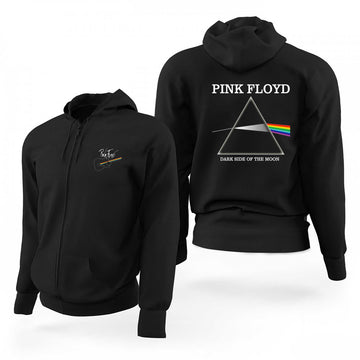Pink Floyd Dark Side Siyah Fermuarlı Limited Edition Kapşonlu Sweatshirt