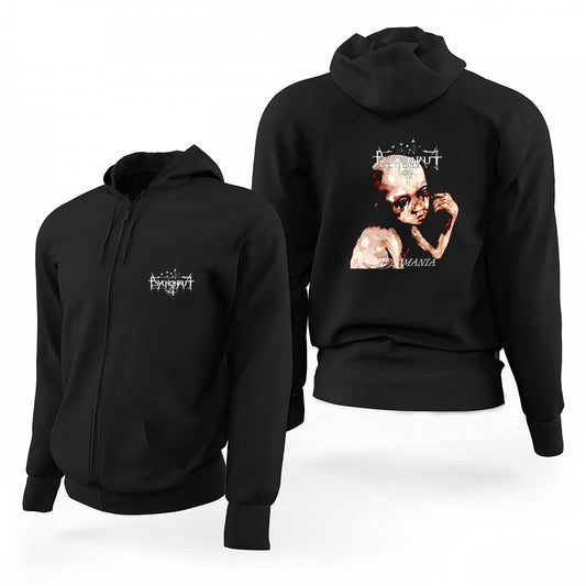 Psychonaut 4 Dipsomania Siyah Fermuarlı Limited Edition Kapşonlu Sweatshirt