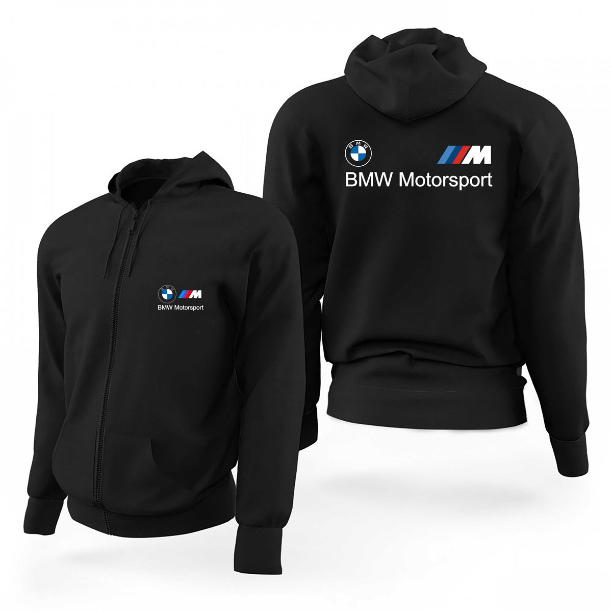 Bmw M Motorsport Siyah Fermuarlı Limited Edition Kapşonlu Sweatshirt