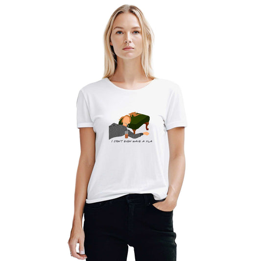 I Don't Have A Pla Beyaz Kadın Tişört