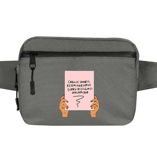 Cahil İnsandan Nefret Bel Çantası