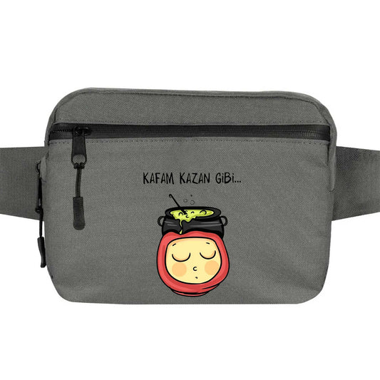 Kafam Kazan Gibi Bel Çantası