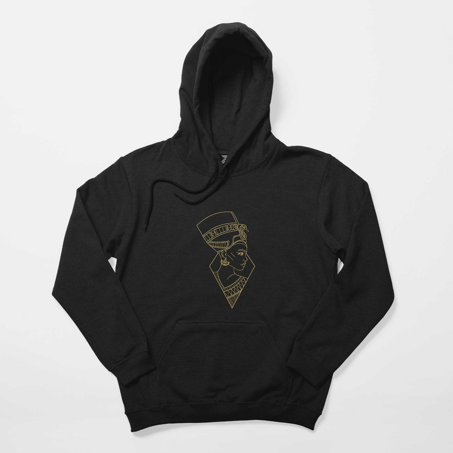 Mısır Kleopatra Siyah Kapşonlu Sweatshirt Hoodie