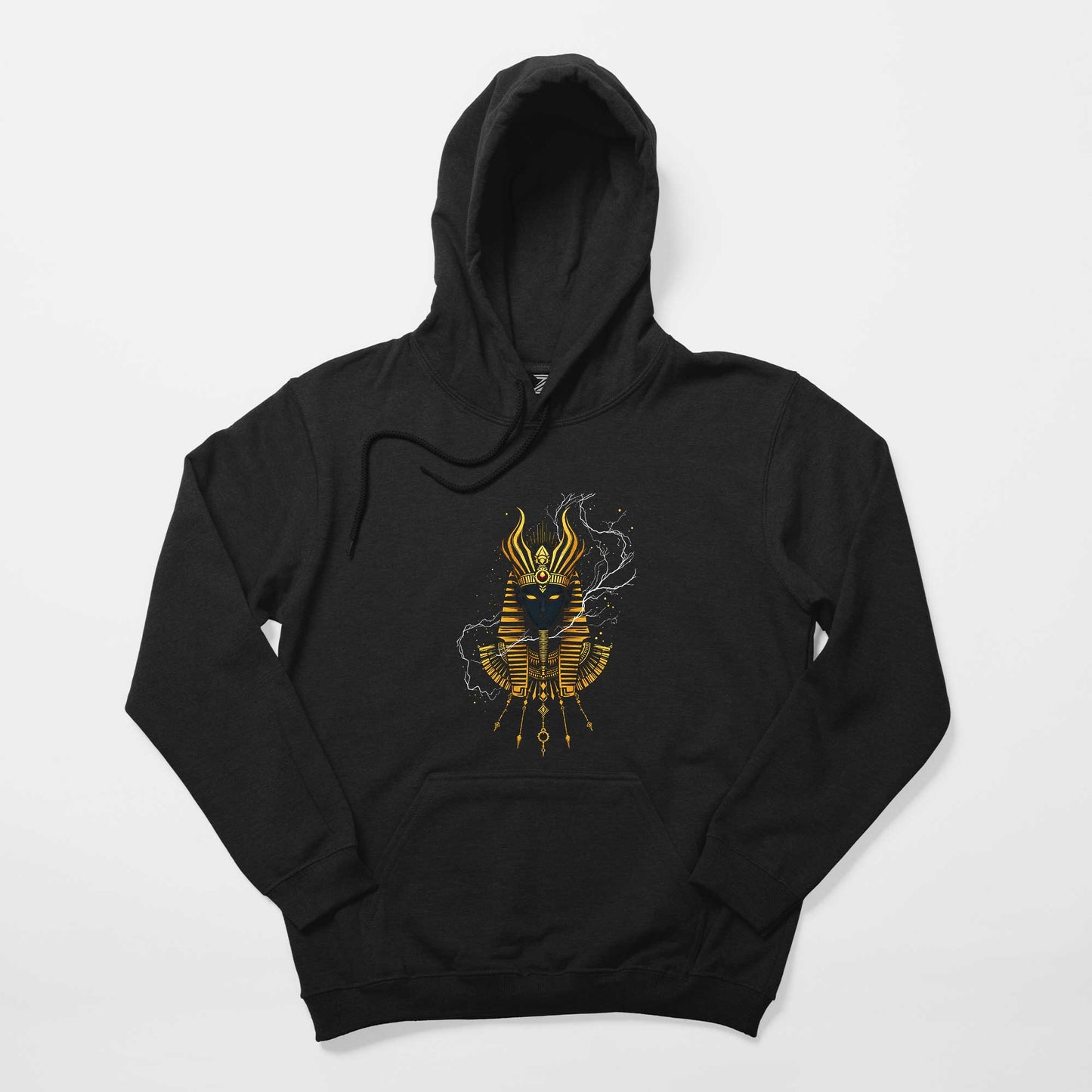 Mısır Firavun Magic Siyah Kapşonlu Sweatshirt Hoodie
