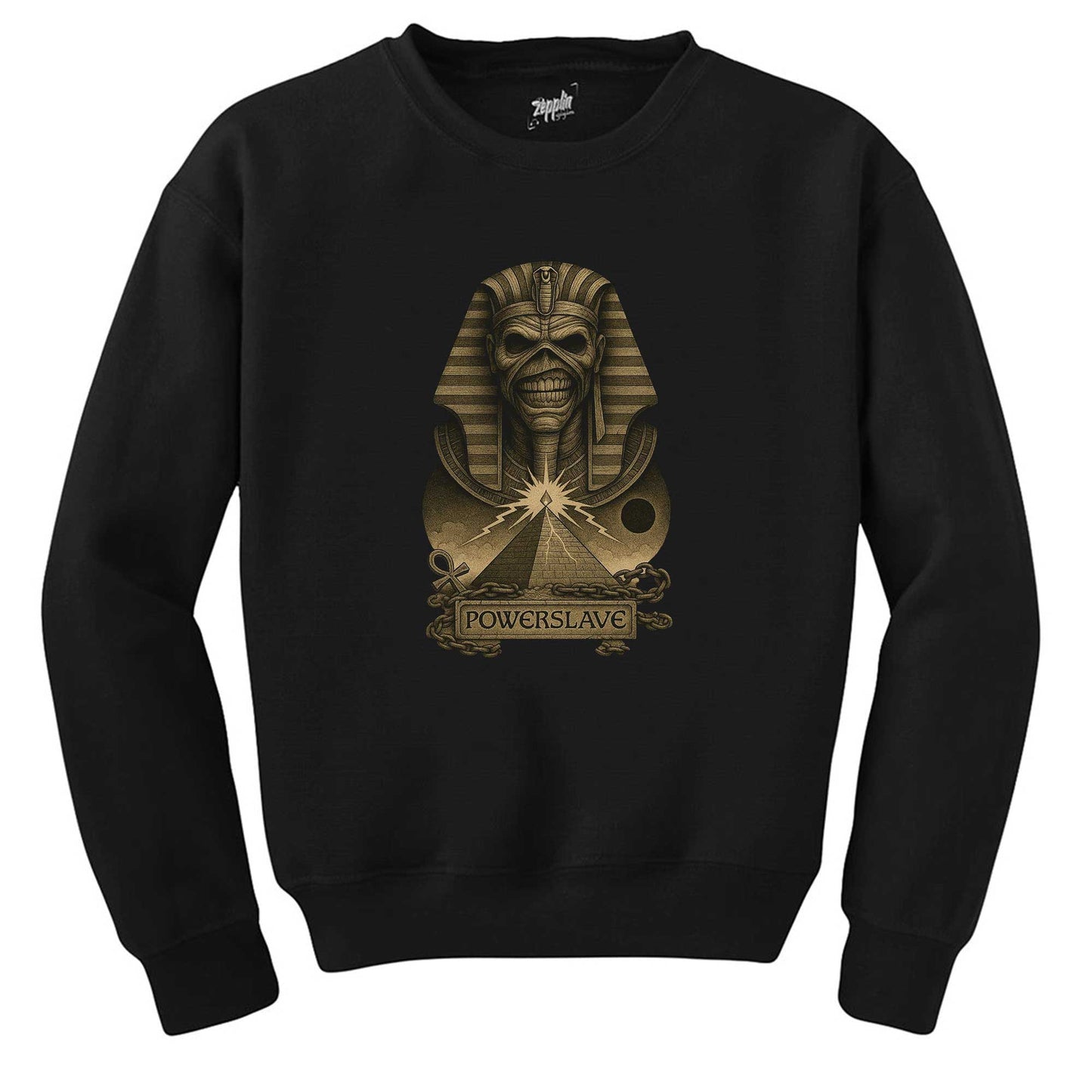 Mısır Mummy Poverslave Siyah Sweatshirt