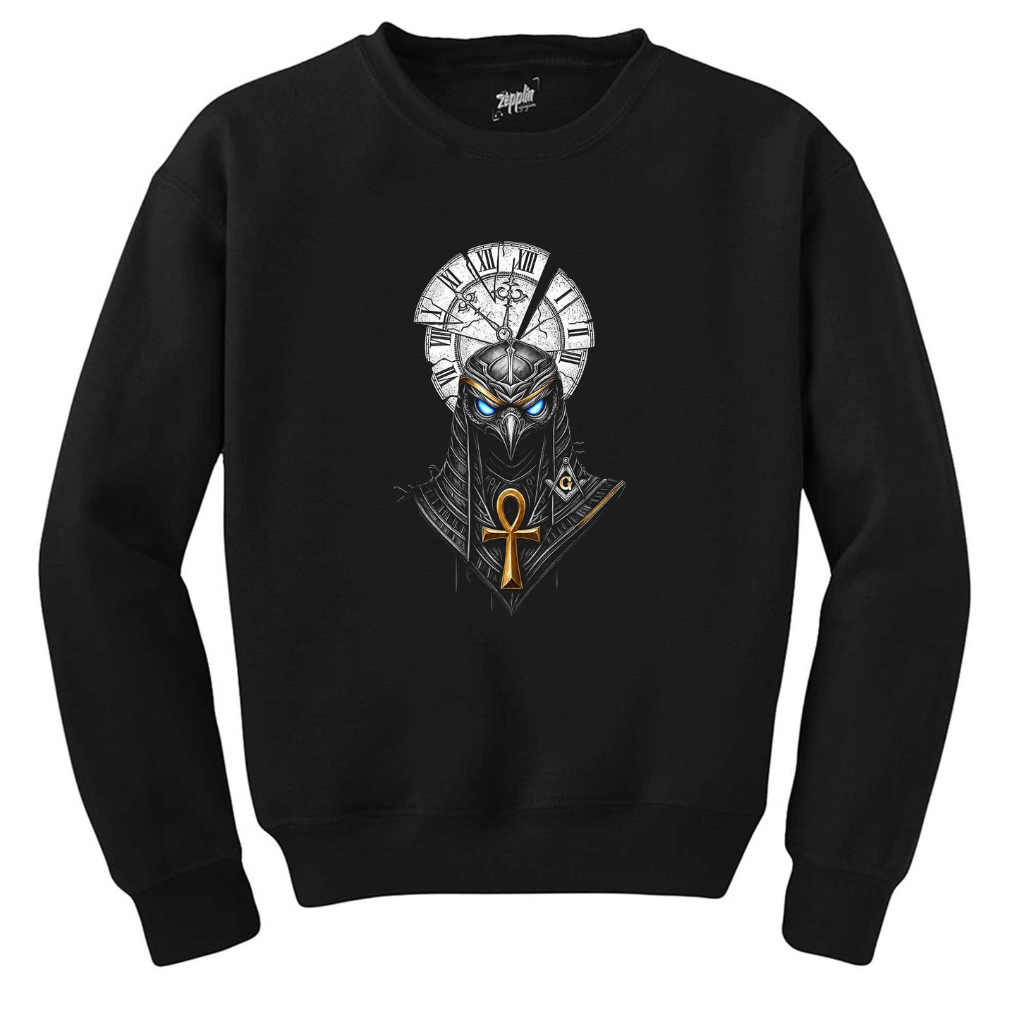 Mısır Time's Horus Siyah Sweatshirt