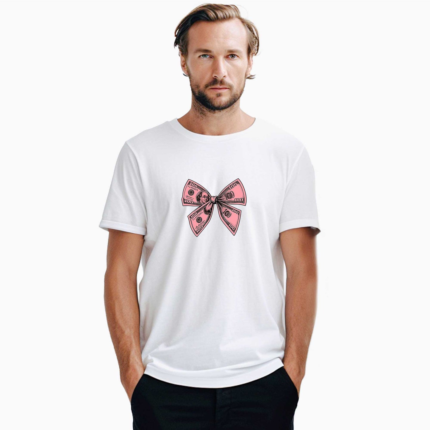 Kurdele Beyaz Tişört