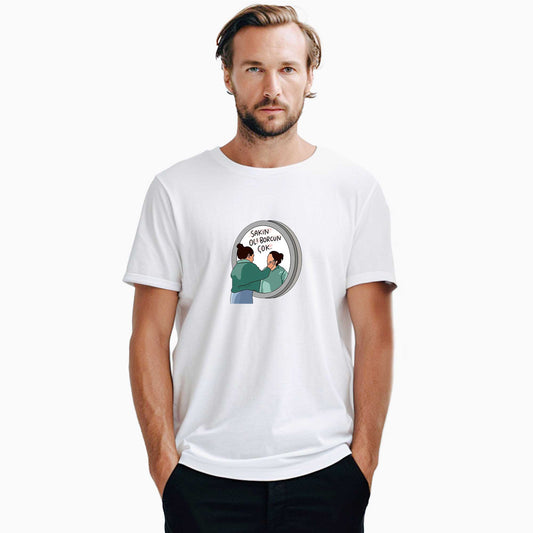 Sakin Ol Borcun Çok Beyaz Tişört