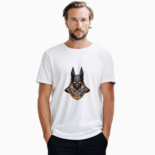 Mısır Anubis Beyaz Tişört