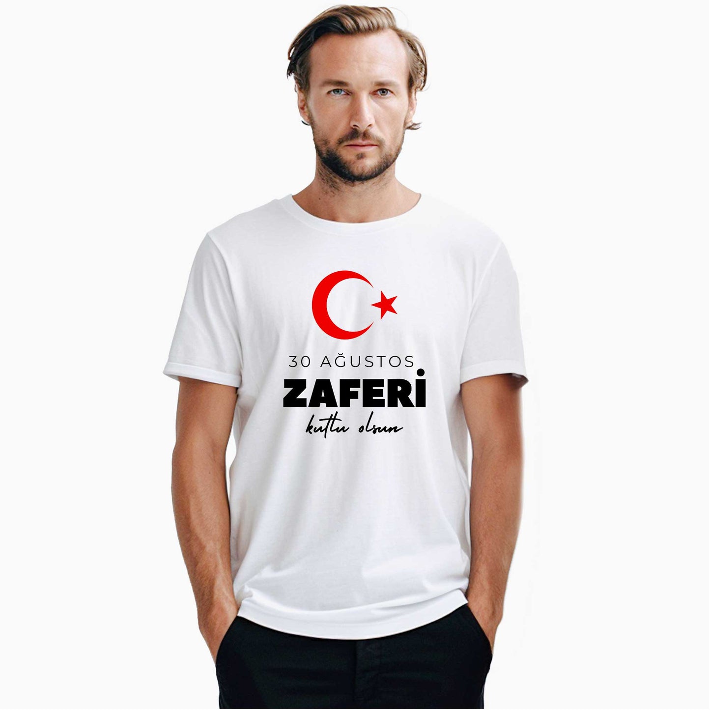 30 Ağustos Zafer Bayramı Beyaz Tişört