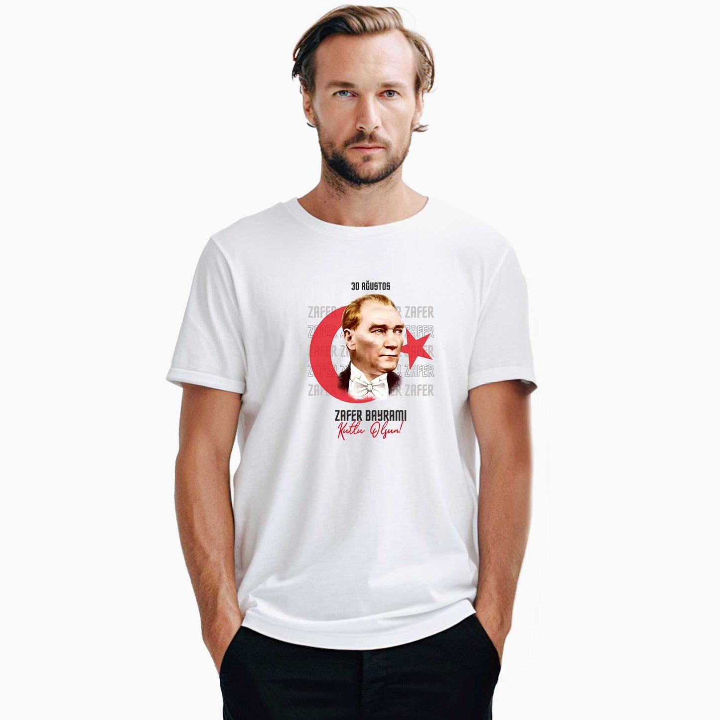 Zafer BayramıBeyaz Tişört