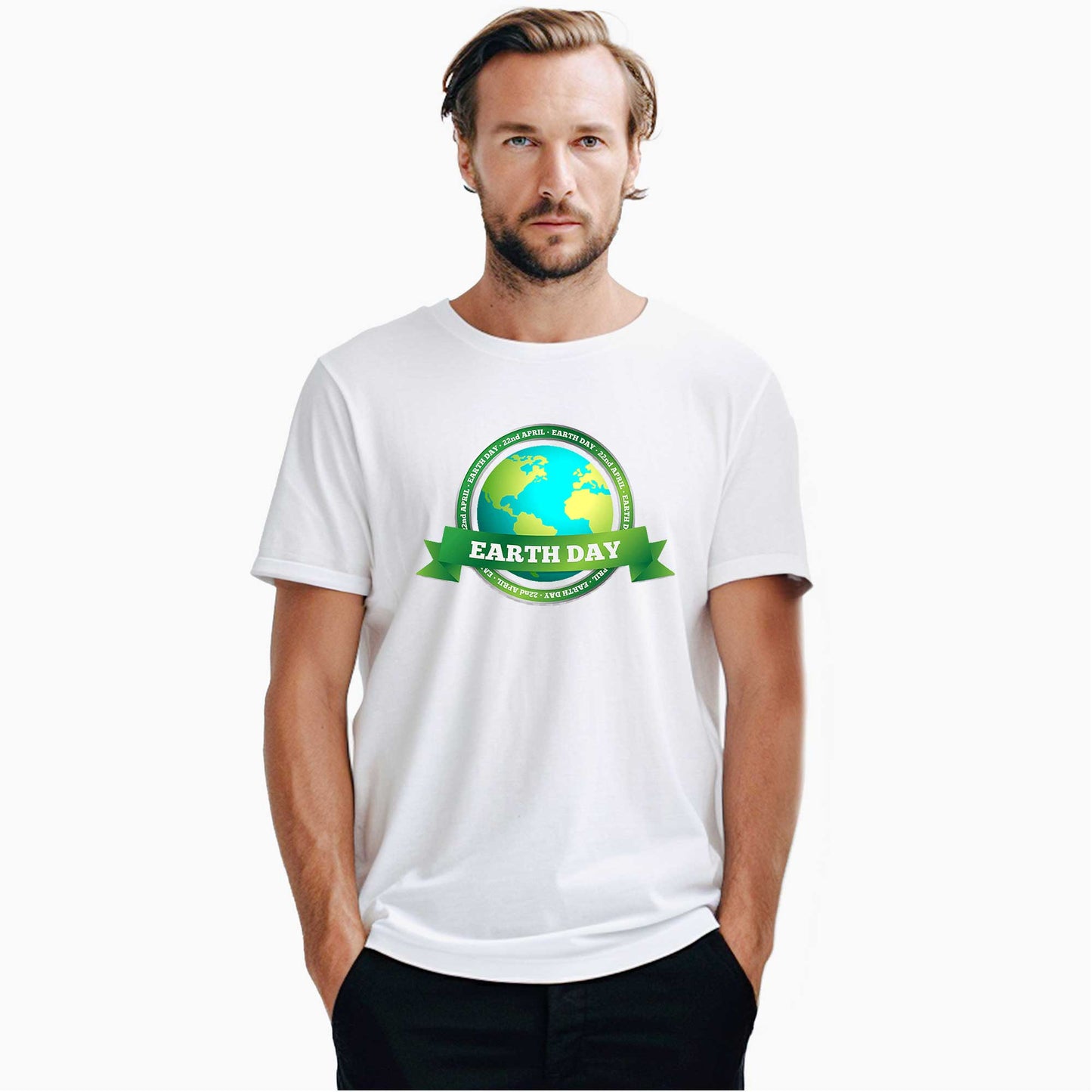 Earth Day Beyaz Tişört