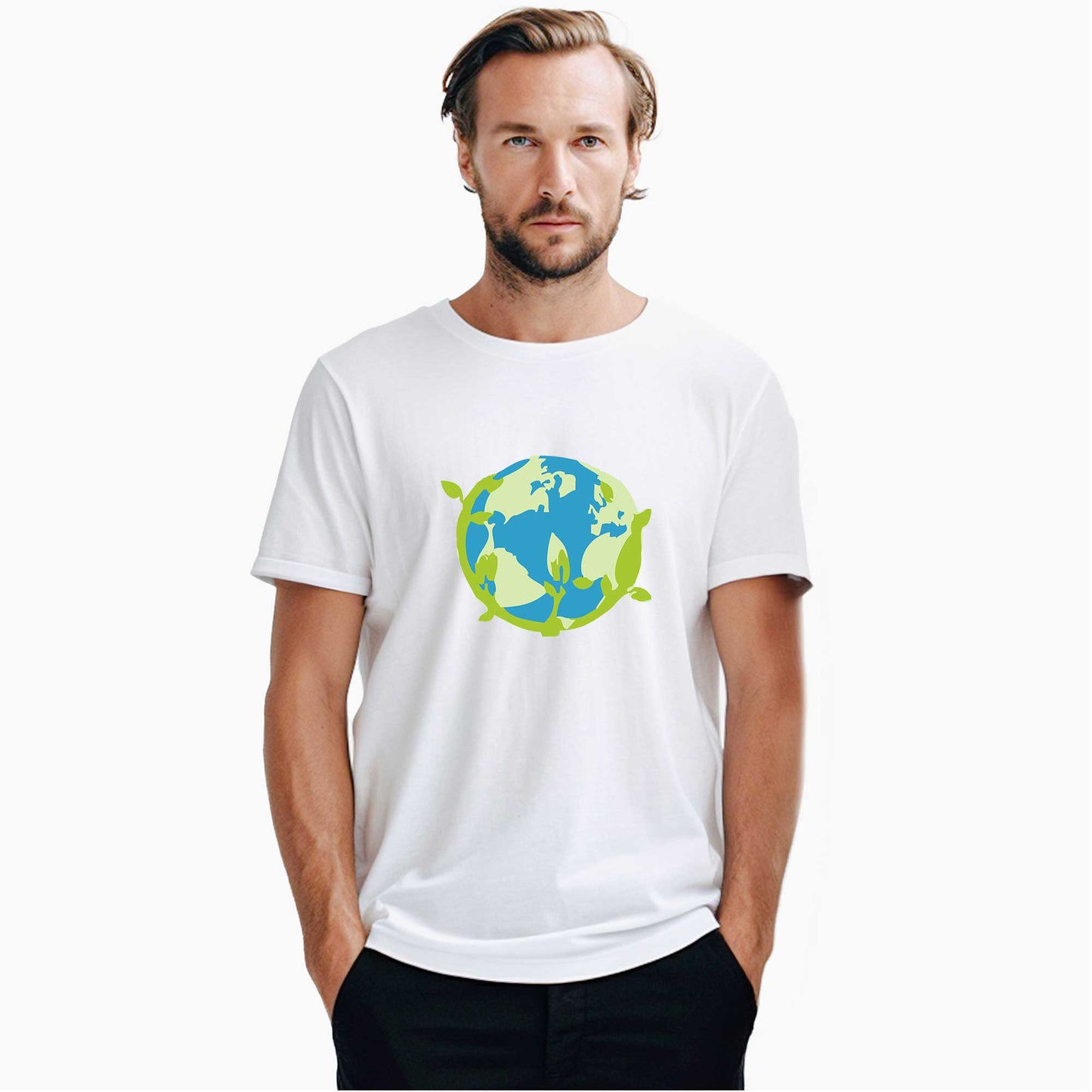 22 Nisan Dünya Günü Beyaz Tişört