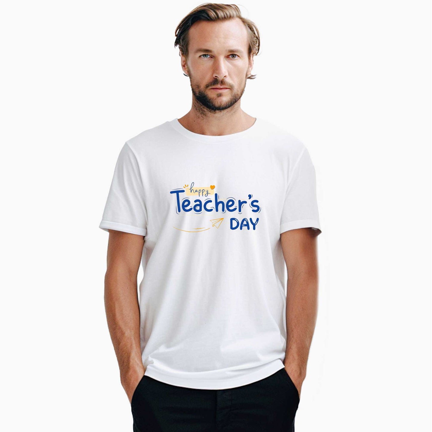 Happy Teacher's Day Beyaz Tişört