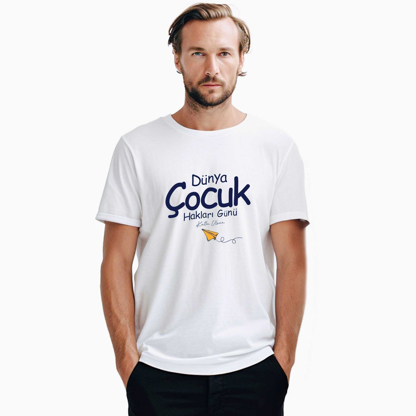 Dünya Çocuk Hakları Günü Beyaz Tişört