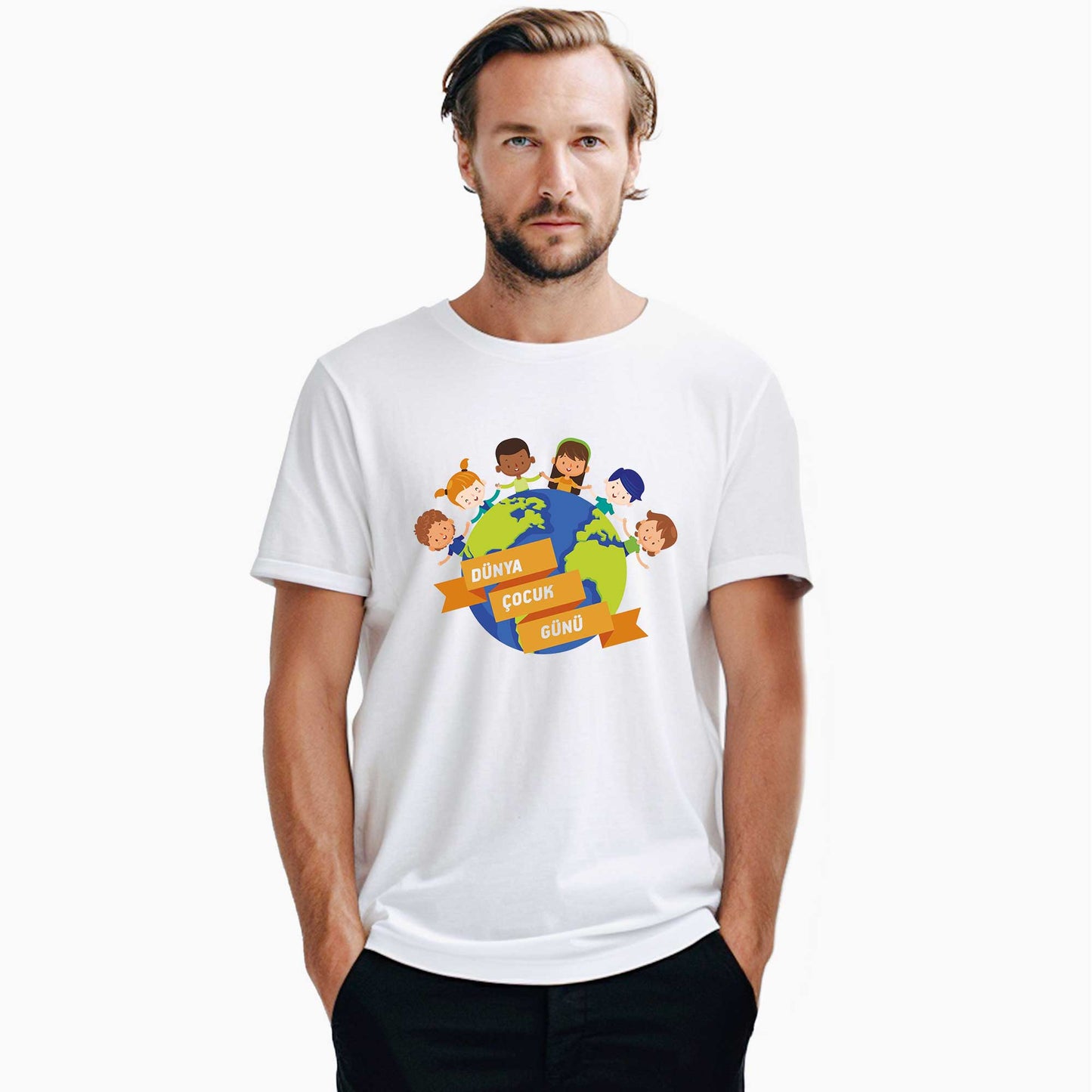 Dünya Çocuk Günü Beyaz Tişört