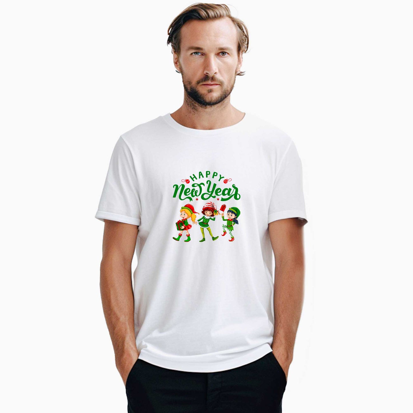 Carton Kids Happy New Year Beyaz Tişört