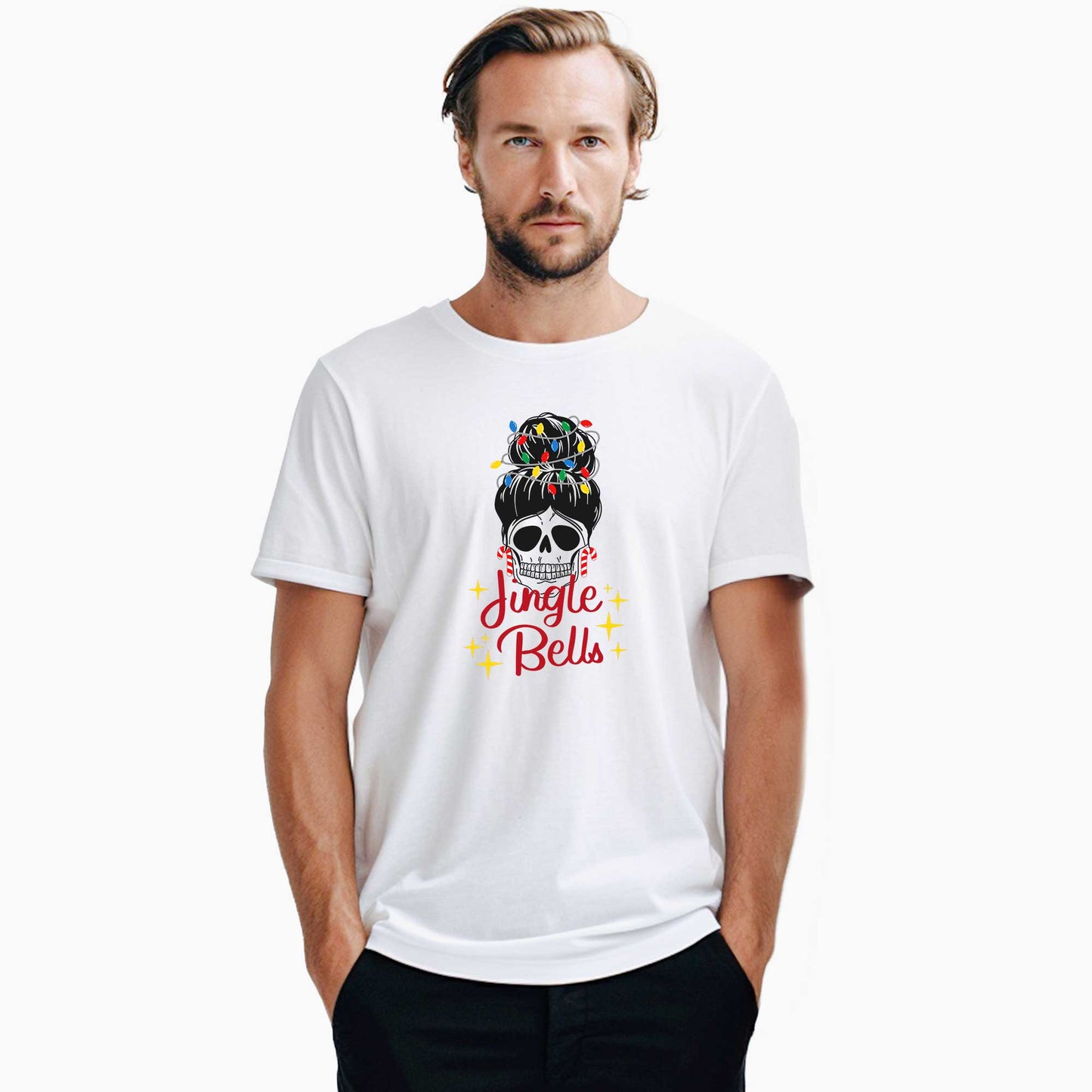 Jingle Bells Beyaz Tişört