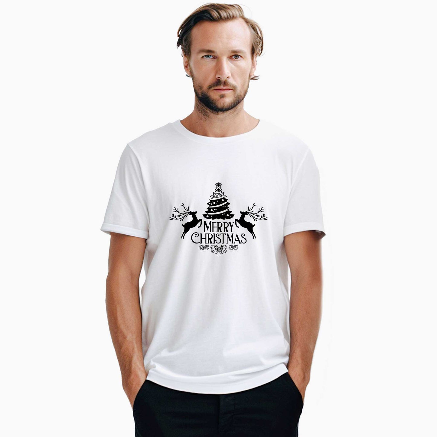 Mery Christmas Beyaz Tişört