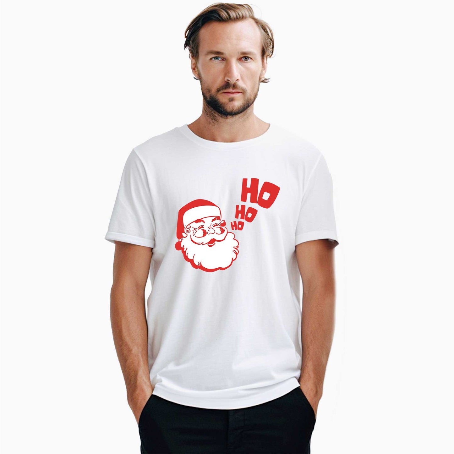 Noel Baba Beyaz Tişört