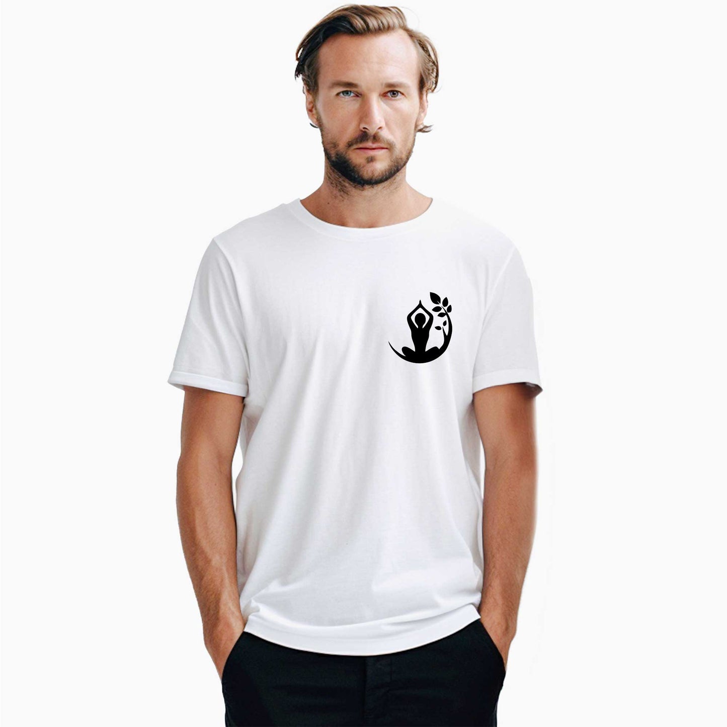 Meditasyon Yoga Beyaz Tişört