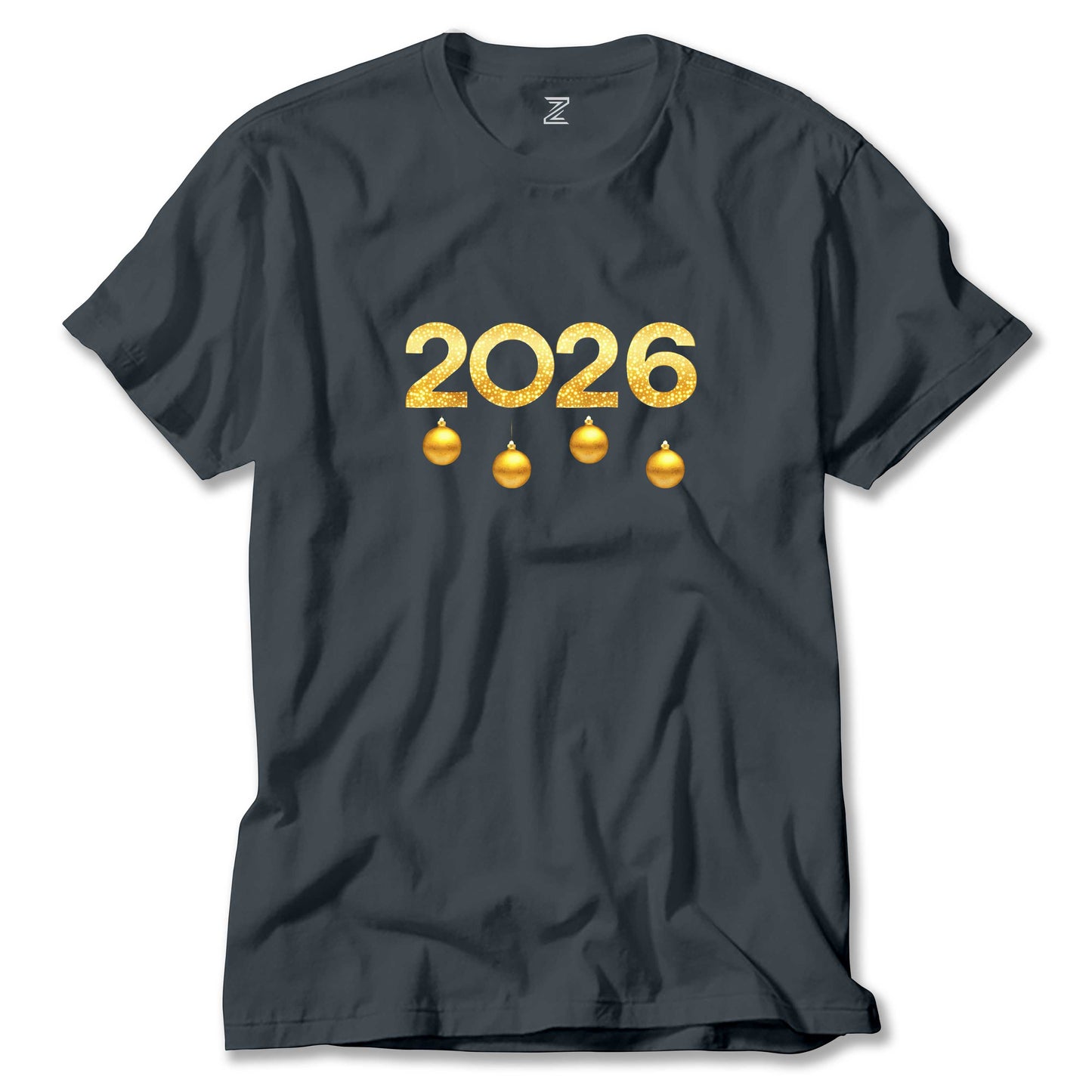 Happy New Year 2026 Gold Renkli Tişört