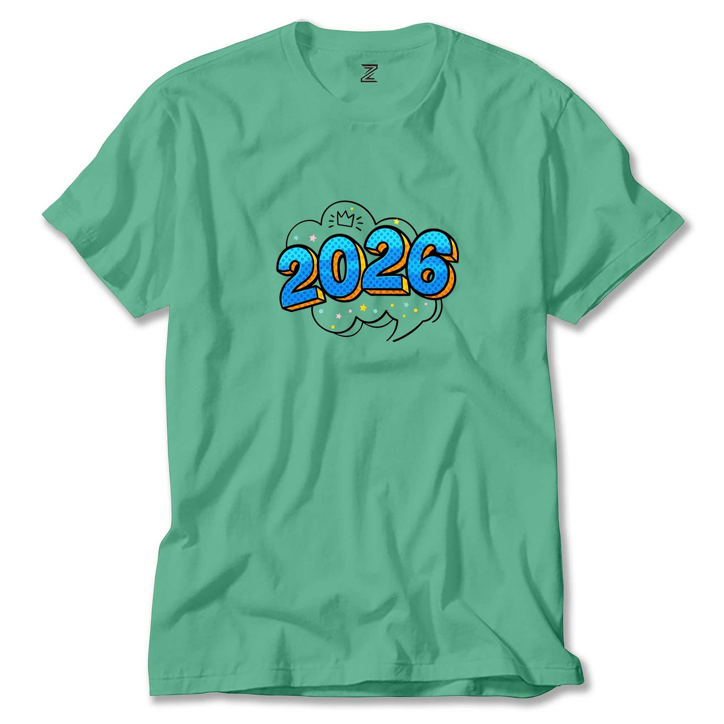 Happy New Year 2026 King Renkli Tişört