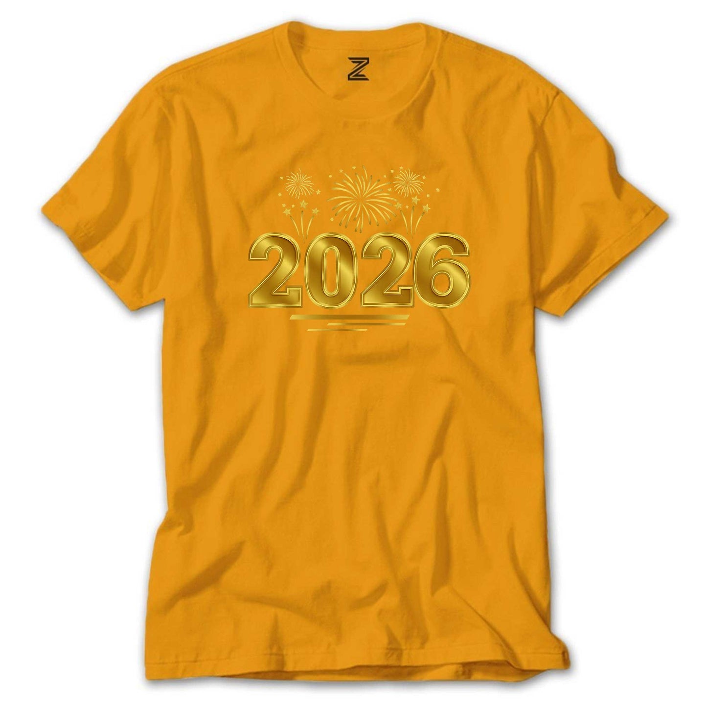 Happy New Year 2026 Magic Renkli Tişört