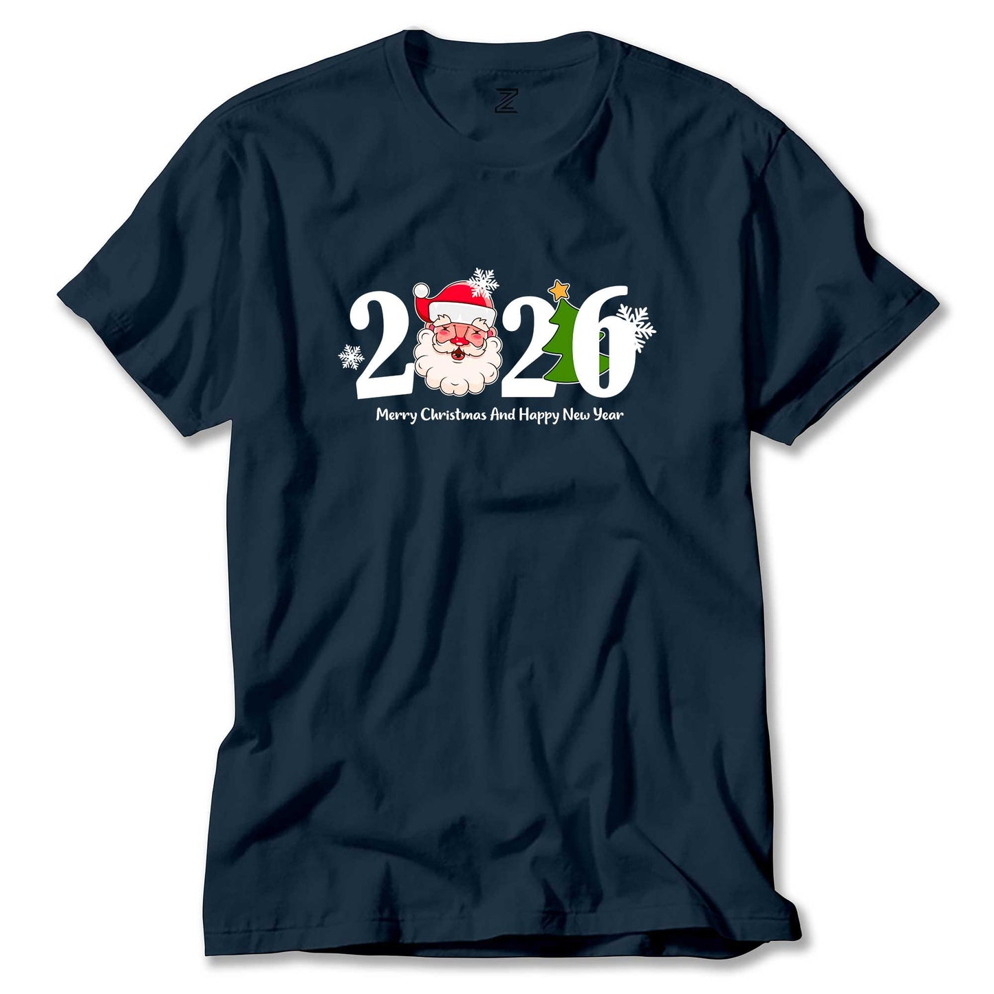 Happy New Year 2026 Noel Renkli Tişört