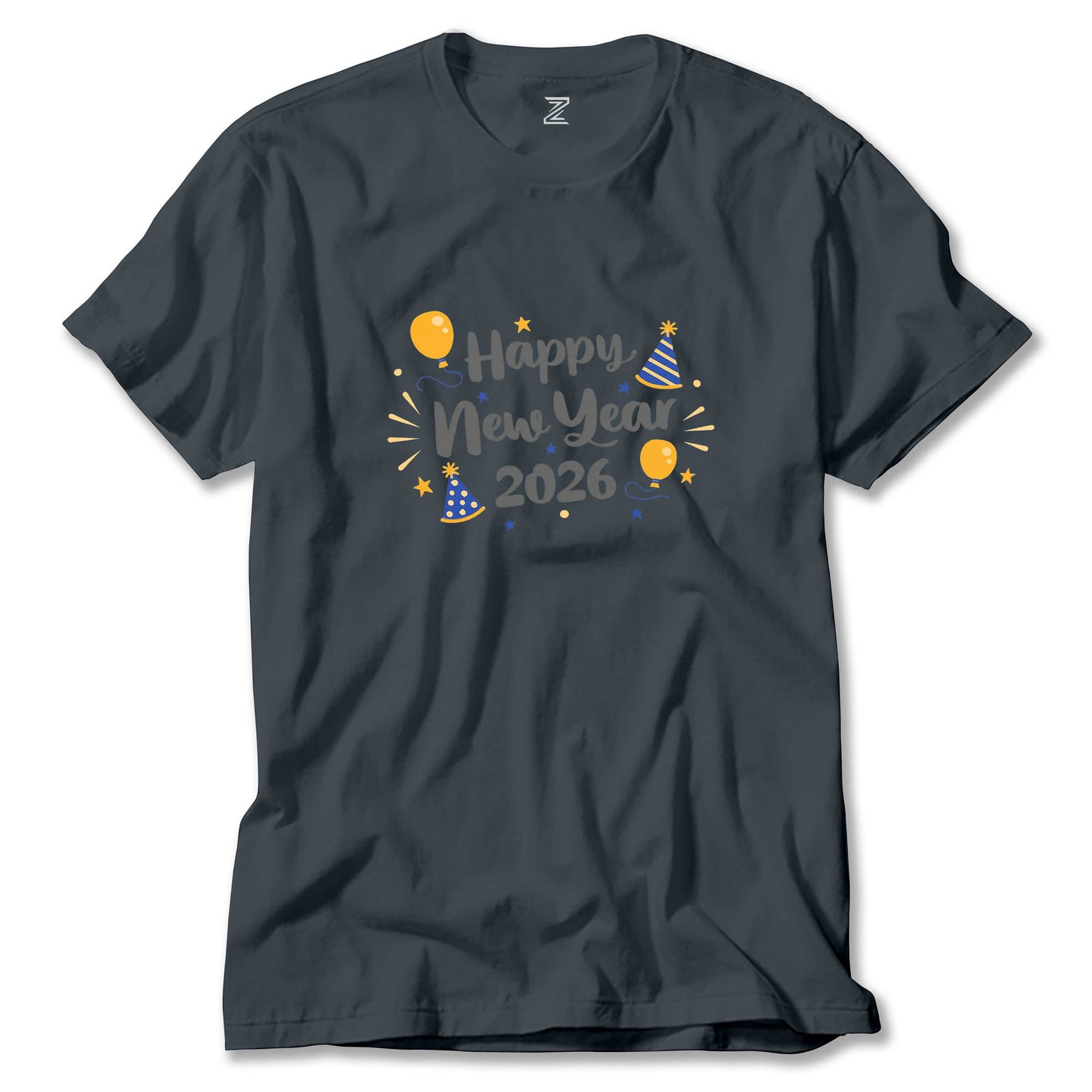 Happy New Year 2026 Parti Renkli Tişört