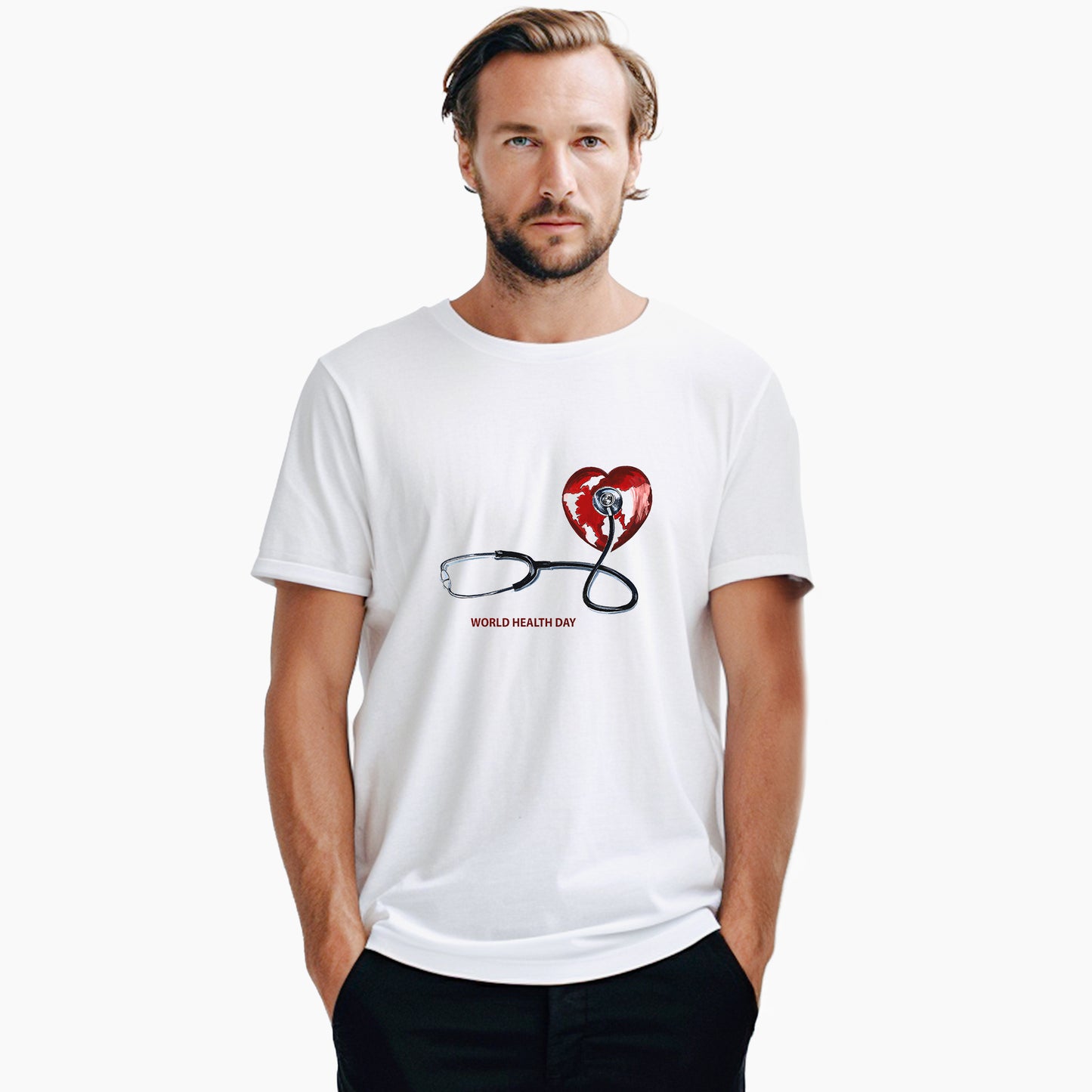 World Health Day Beyaz Tişört