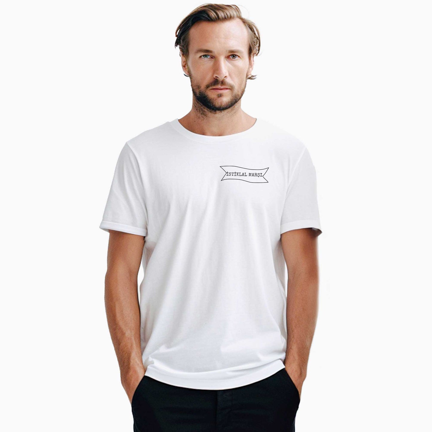 İstiklal Marşı Beyaz Tişört