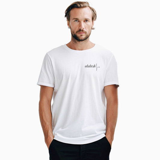 Sonsuza Kadar Kalbimizdesin Atatürk Beyaz Tişört