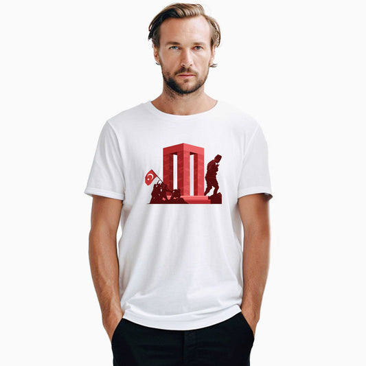 18 Mart Şehitler Abidesi Beyaz Tişört