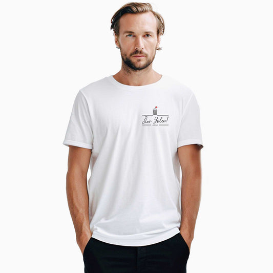 Dur Yolcu Şehitler Abidesi Portre Beyaz Tişört