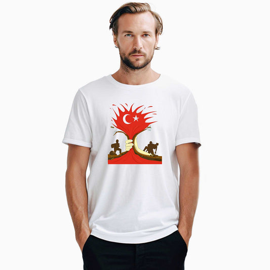 Şüheda Fışkıracak Toprağı Sıksan Şüheda Beyaz Tişört