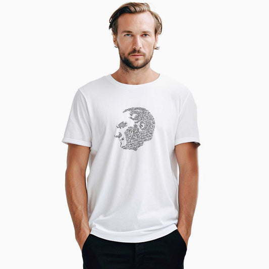 Atatürk Ey Türk Gençliği Portresi Beyaz Tişört