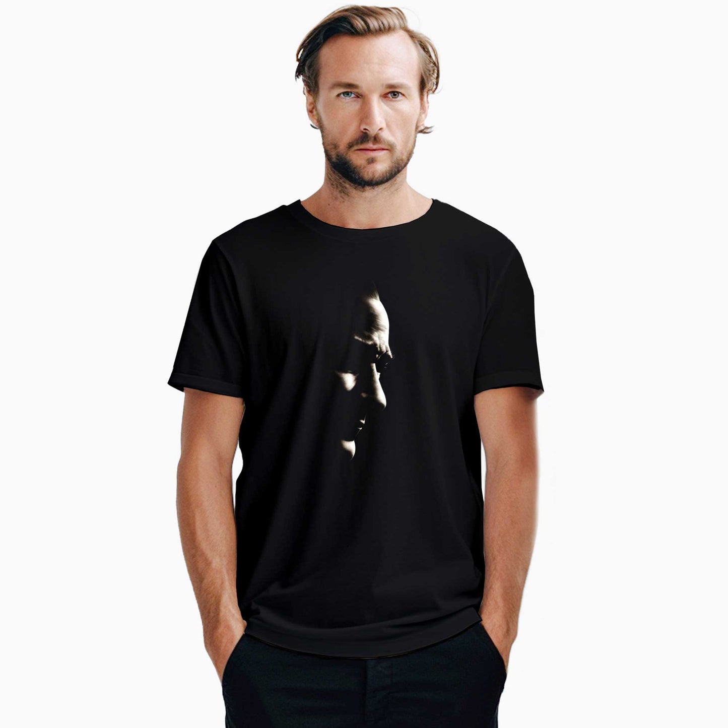 Atatürk Silüet Portresi Siyah Tişört