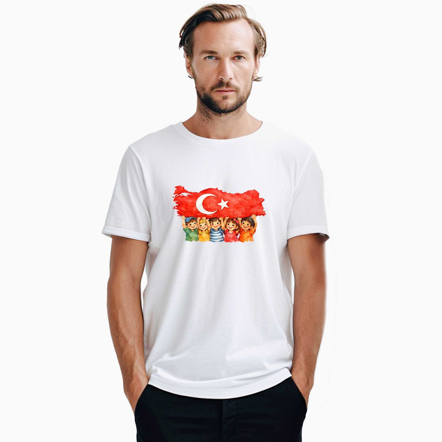 Çocuklara Armağan Beyaz Tişört