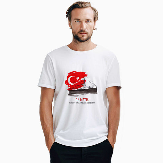 19 Mayıs Bandırma’nın İzinde Beyaz Tişört