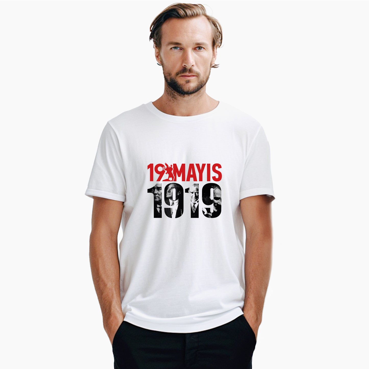 19 Mayıs 1919 Miras Beyaz Tişört